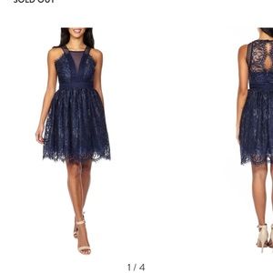 TFNC NAVY LACE PARTY DRESS ❤️